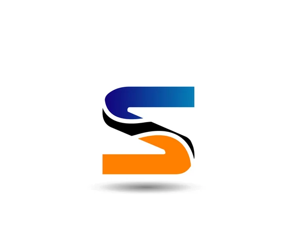 Bokstaven S logotyp ikon design — Stock vektor