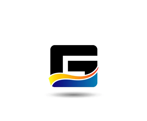 G betű logó ikon design sablon elemek — Stock Vector
