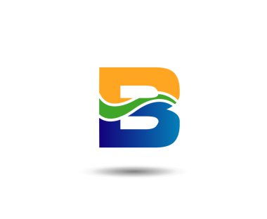 Mektup B logo simge tasarlamak