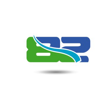 Şablonu Logo 82 yıldönümü. 82 yıl yıldönümü