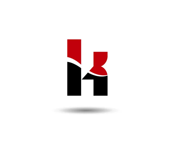 Streszczenie projektu ikona logo litery K — Wektor stockowy