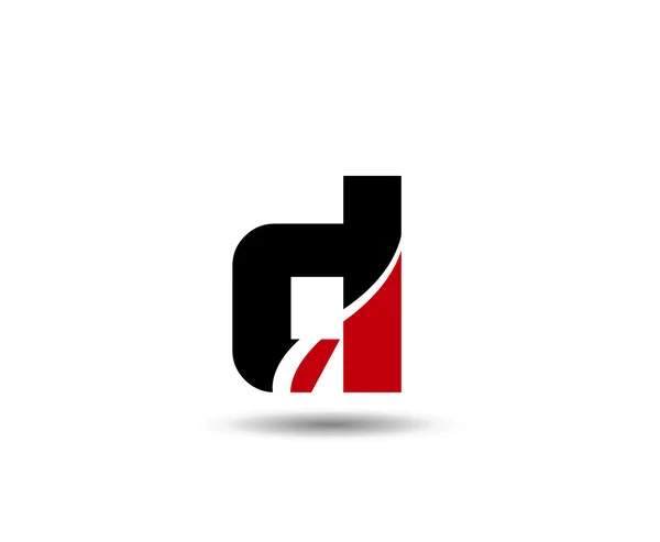 Abstrakt bokstaven D logo ikon design — Stock vektor