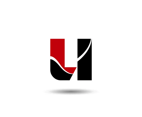Scrisoare u logo-ul pictograma design elemente șablon — Vector de stoc
