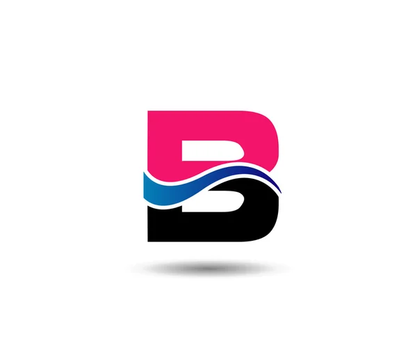 Icône abstraite logo pour la lettre B — Image vectorielle