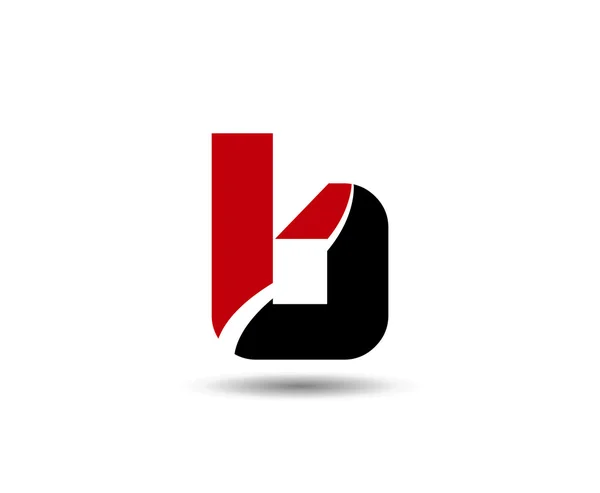 Bokstav B Logotyp Ikon Design Mall element — Stock vektor