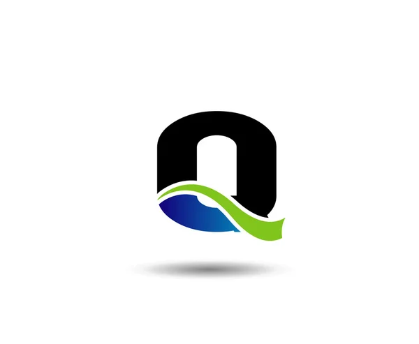 Q vektor logo ikonjai — Stock Vector