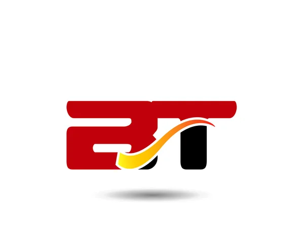 Логотип буквы t и z — стоковый вектор