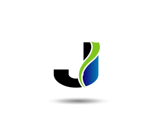 Στοιχεία προτύπου σχεδίασης εικονιδίου του γραφικού χαρακτήρα του γράμματος J — Διανυσματικό Αρχείο