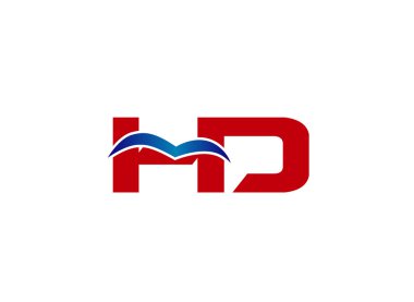 D ve H logo vektör