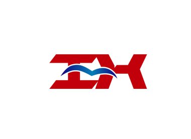 IX şirket logo tasarlamak vektör