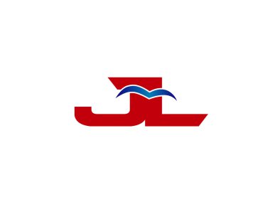 JL Logo. Vektör grafik marka mektup öğesi