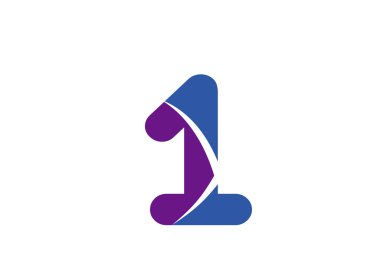 Vektör işareti küresel sayı 1