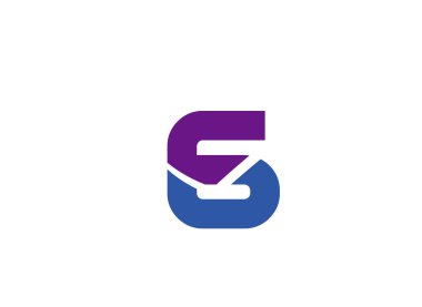 6 numaralı logosunu görmeniz gerekir. Vektör logo tasarım.