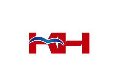 K ve H logo vektör