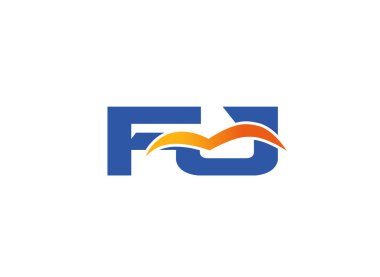 JF Logo. Vektör grafik marka mektup öğesi