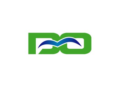 Bağlantılı mektup logo şirket