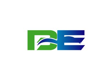 Harf E ve B logo vektör