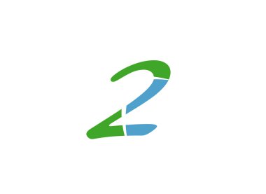 2 numaralı logo için soyut simgeler