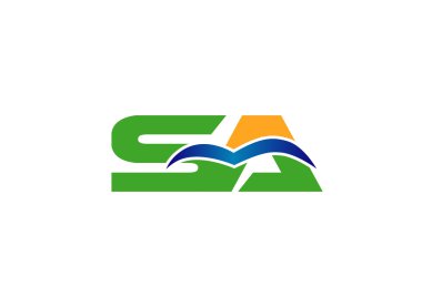 Zarif siyah ve altın alfabe S ve bir mektup logo. Vektör çizim