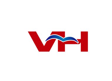 V ve H logo vektör