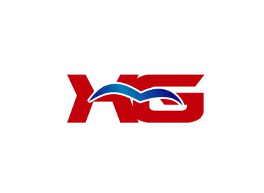 XG mektup logo tasarlamak vektör