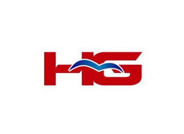 HG Logo. Vektör grafik marka mektup öğesi