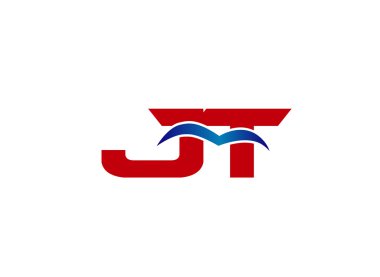 JT Logo. Vektör grafik marka mektup öğesi