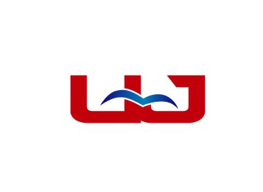 W harfi logo tasarım şablonu ögeleri