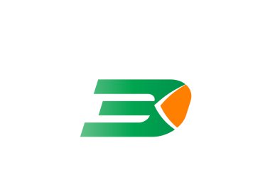 Sayı logo tasarımı. Üç numaralı logosunu görmeniz gerekir. Logo 3 vektör şablonu