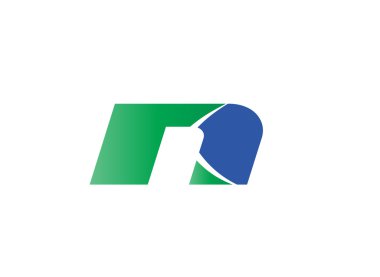 Mektup n logo simge tasarım şablonu öğeleri. Vektör renk işareti