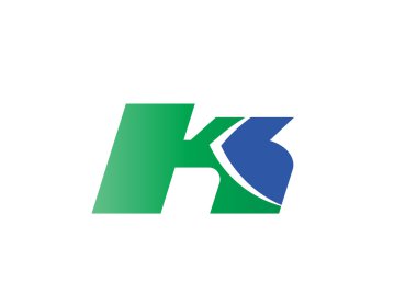 K harfi logo simge tasarlamak