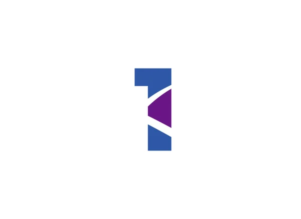 Logo número 1. Diseño del logotipo del vector — Archivo Imágenes Vectoriales