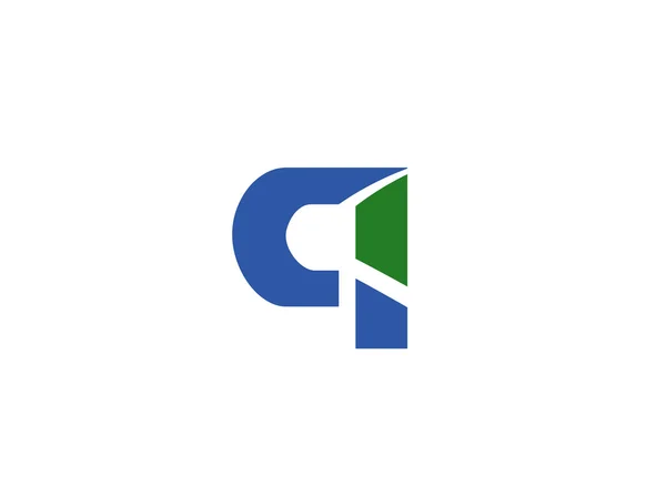 Ilustração vetorial de ícones abstratos com base na letra Q logo — Vetor de Stock