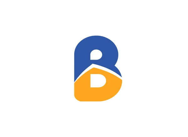 Litera B Elementy szablonu logo — Wektor stockowy
