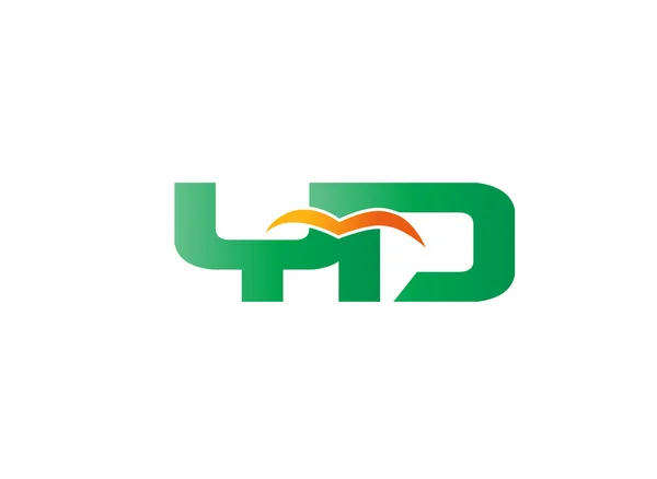 Letra Y y D logo — Vector de stock