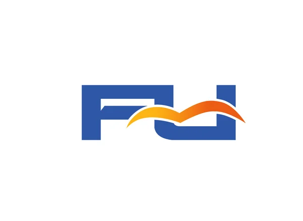 Fu počáteční firemní logo — Stockový vektor