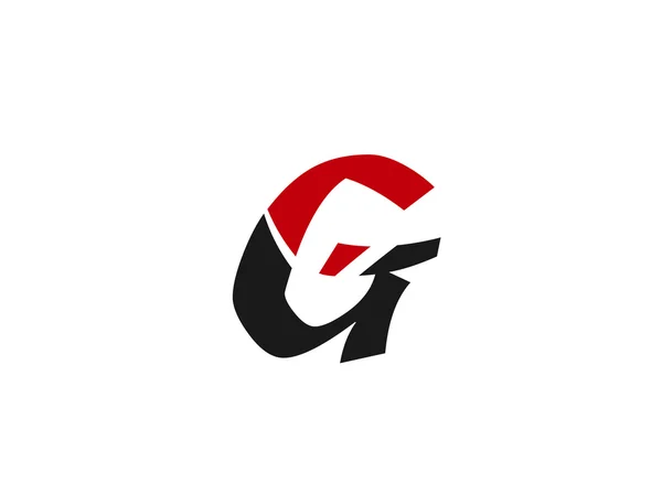 抽象文字 G ロゴ アイコン デザイン — ストックベクタ