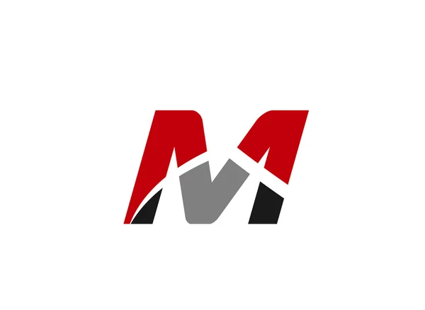 文字 M のロゴ。文字 M ロゴ — ストックベクタ