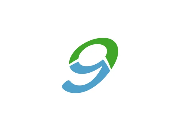 Streszczenie ikonka Symbol logo numer 7 — Wektor stockowy