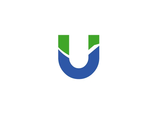 Letra U logotipo ícone design elementos de modelo —  Vetores de Stock