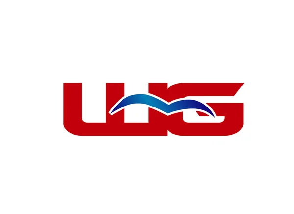 Logo lettre WG. Logo lettre WG — Image vectorielle