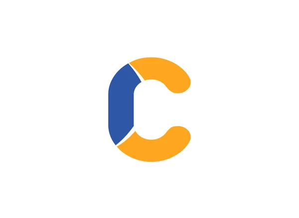 Lettre C éléments de modèle de conception icône logo — Image vectorielle