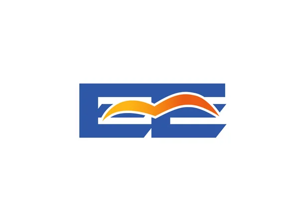 Logo EE. EE Logo DESIGN — Archivo Imágenes Vectoriales