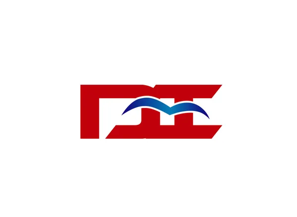 Logo de la lettre liée de l'entreprise — Image vectorielle