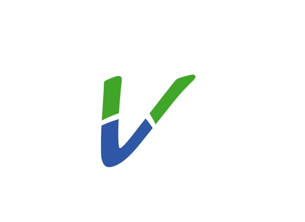 Letra V logo. Letra V logo — Vector de stock