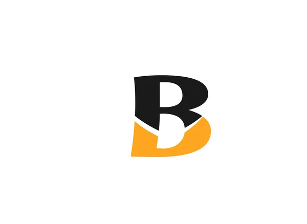 Litera B Elementy szablonu logo — Wektor stockowy