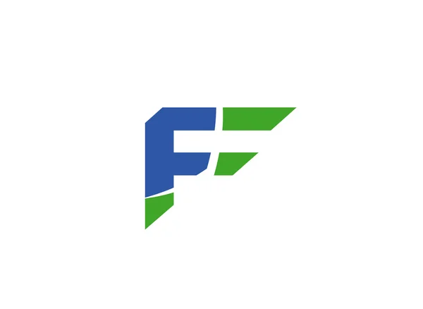 Buchstabe F Logo-Symbol Design-Vorlagen-Elemente — Stockvektor