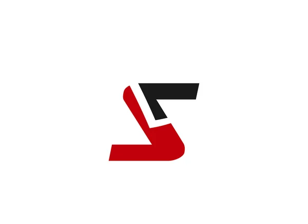 Bokstaven S logo ikon designelement mall. Vector färg tecken — Stock vektor