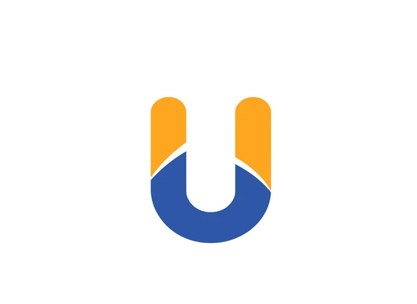 Letter U logo pictogram ontwerp template elementen — Stockvector