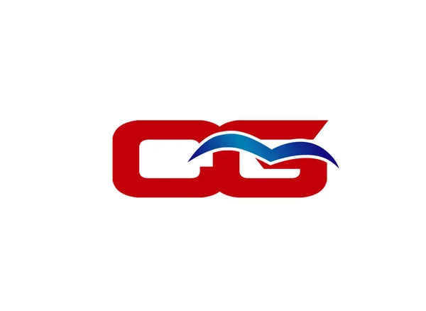 Gc initiales Logo der Unternehmensgruppe — Stockvektor